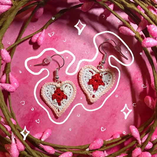 Delicate Heart Earrings